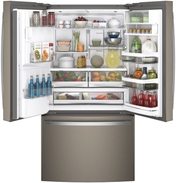 General Electric Series ENERGY STAR 22.1 Cu. Ft. Counter-Depth French-Door Refrigerator with Hands-Free AutoFill - Image 2