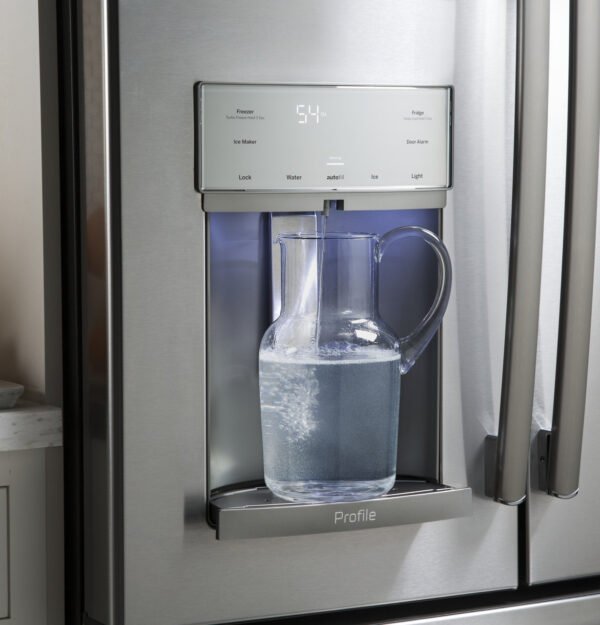 General Electric Series ENERGY STAR 22.1 Cu. Ft. Counter-Depth French-Door Refrigerator with Hands-Free AutoFill - Image 5