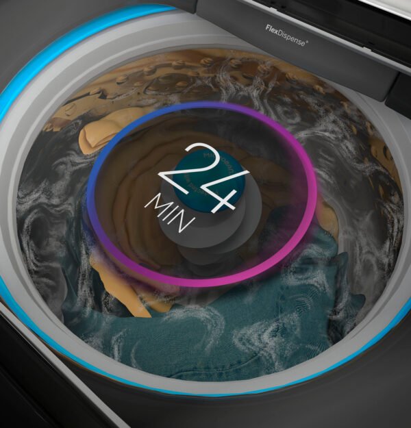 General Electric ENERGY STAR 5.0 cu. ft. Capacity Washer with Smarter Wash Technology and FlexDispense - Image 20